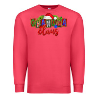 Cardinal Christmas Grandma Claus Premium Sweatshirt - FaDigitalArtStudio