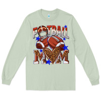 Matcha American Football Mom Long Sleeve Tee - NancyCooperArtShop
