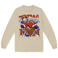 Mushroom American Football Mom Long Sleeve Tee - NancyCooperArtShop