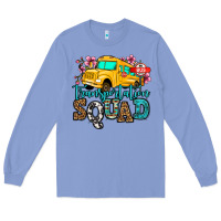 Colony Blue transportation squad school bus Long Sleeve Tee - Jasminsmagicworld