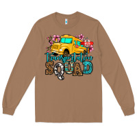 Toasted Coconut transportation squad school bus Long Sleeve Tee - Jasminsmagicworld