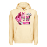 Pina Colada her fight is our fight Breast cancer awareness Premium Hoodie - FaDigitalArtStudio
