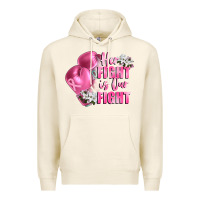 Tofu her fight is our fight Breast cancer awareness Premium Hoodie - FaDigitalArtStudio
