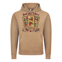 Vintage Coffee dont stop believin christmas Vintage Hoodie - SublimationCraftShop