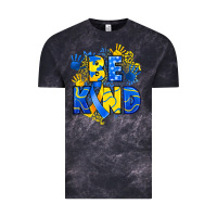 Cloud Black down syndrome be kind Vintage Tee - Artiststas