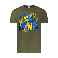 Vintage Olive down syndrome be kind Vintage Tee - Artiststas