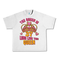 Lunar Rock the queen is 37 long live the queen kopya Urban Heavy Tee - Jasminsmagicworld