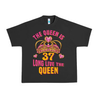 Pigment Black the queen is 37 long live the queen kopya Urban Heavy Tee - Jasminsmagicworld