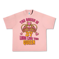 Salmon the queen is 37 long live the queen kopya Urban Heavy Tee - Jasminsmagicworld