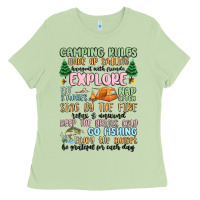 Matcha camping rules Ladies Tee - MaliasSmallBusiness