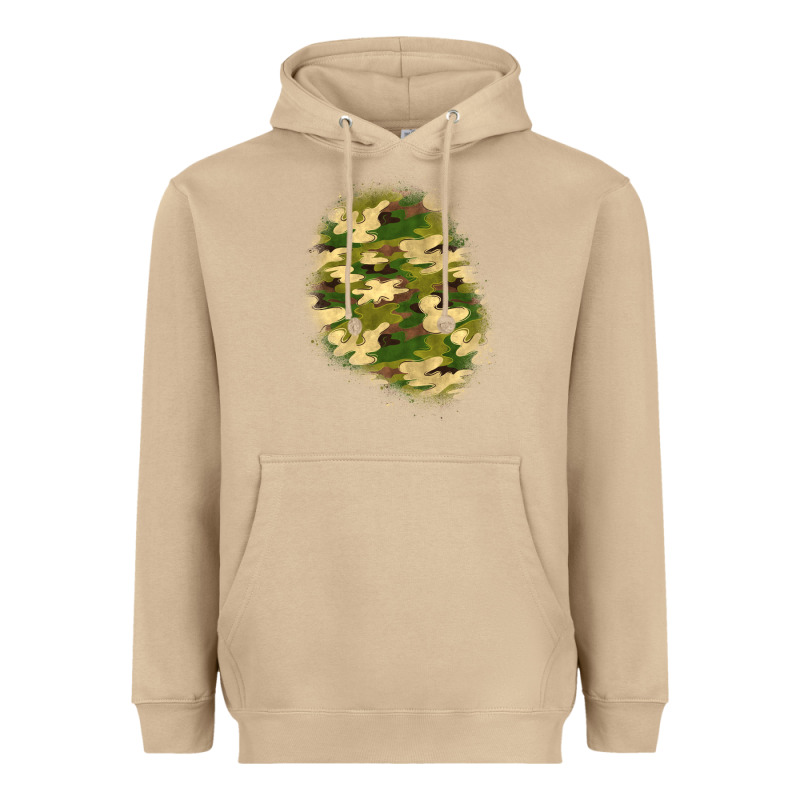 Camouflage Patch 3 Heavyweight Hoodie by BundleAndBundleShop | Teevron
