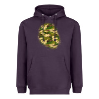 Plum camouflage patch 3 Heavyweight Hoodie - BundleAndBundleShop