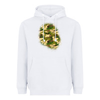 White camouflage patch 3 Heavyweight Hoodie - BundleAndBundleShop