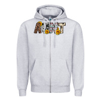 Heather Grey aunt Zipper Hoodie - OliviaCreatesArt