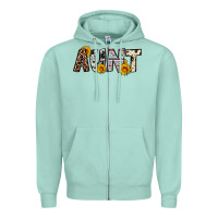 Seafoam aunt Zipper Hoodie - OliviaCreatesArt
