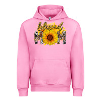 Fuchsia Pink blessed mom sunflower Urban Hoodie - RacoonDesign