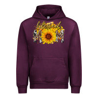 Mauve Wine blessed mom sunflower Urban Hoodie - RacoonDesign