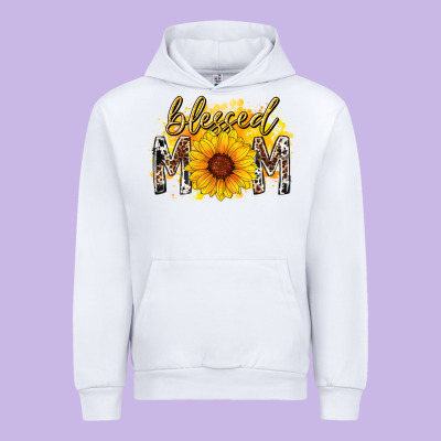 Blessed Mom Sunflower Urban Hoodie Designed By Racoondesign