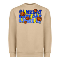 Mushroom Game day game day game day lightning bolt Heavyweight Sweatshirt - HowdyJamesFarm