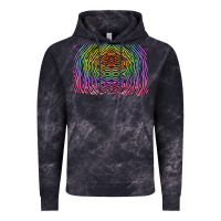 Cloud Black colorful zebra background Vintage Hoodie - RanaPortraitStore