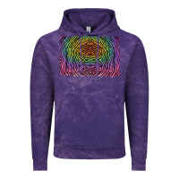 Cloud Purple colorful zebra background Vintage Hoodie - RanaPortraitStore