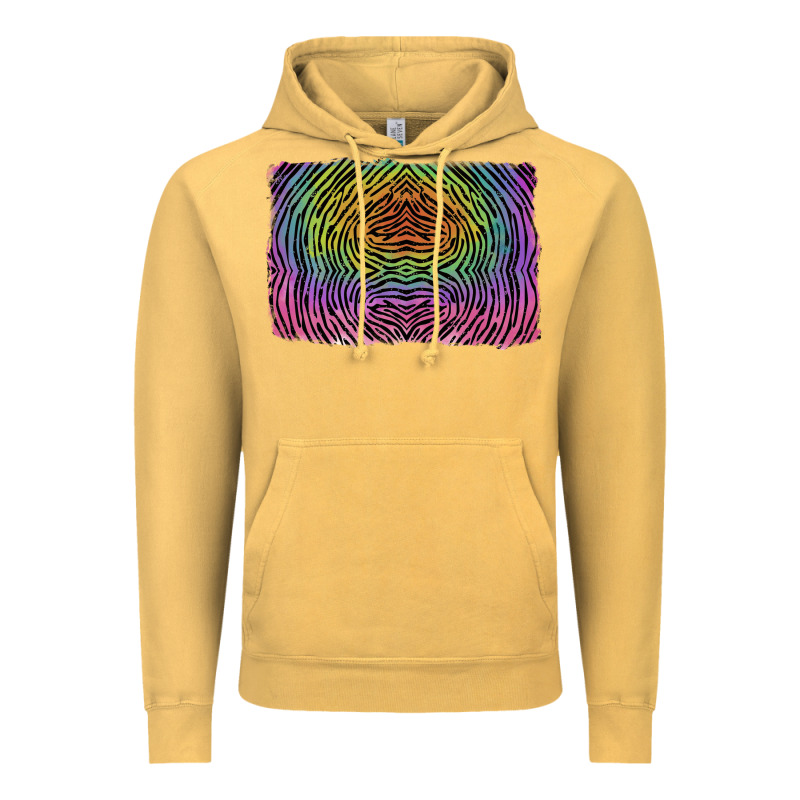 Colorful Zebra Background Vintage Hoodie by RanaPortraitStore | Teevron