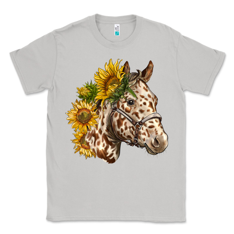 Appaloosa Horse With Sunflowers Classic Tee by LillyAllenDesigns | Teevron