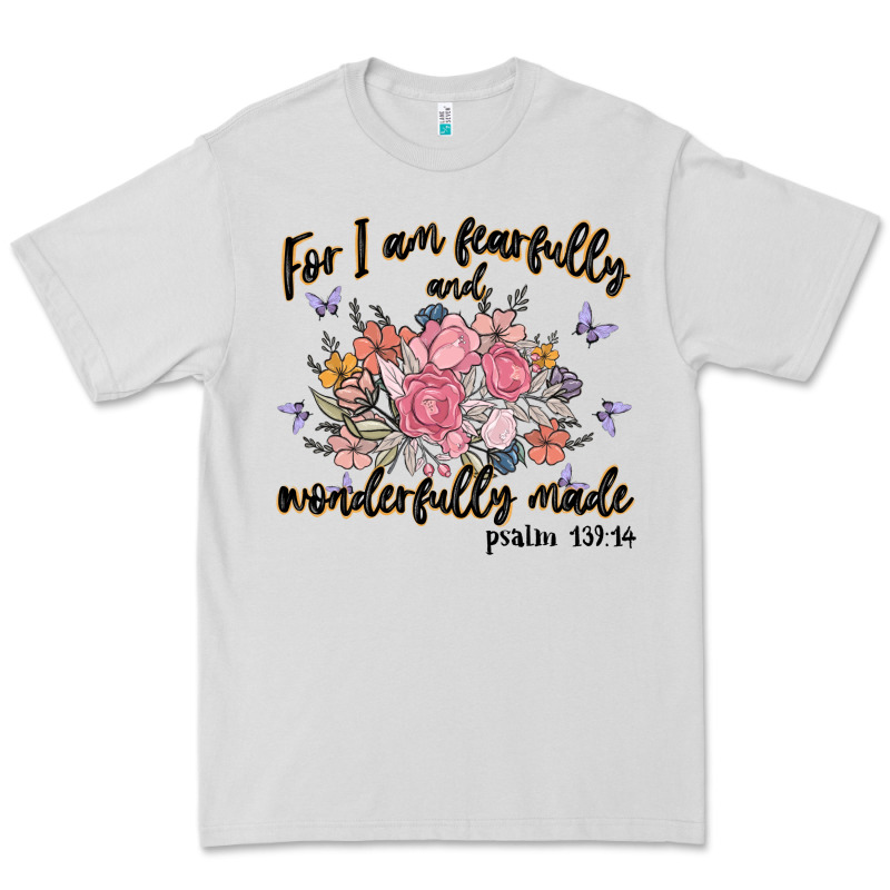 For I Am Fearfully And Wonderfully Made Premium Tee by MaliasSmallBusiness | Teevron