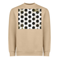 Distressed Soccer Pattern Heavyweight Sweatshirt | Teevron