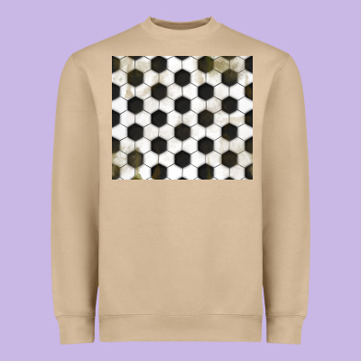 Distressed Soccer Pattern Heavyweight Sweatshirt Designed By Tumblerdesignbyshophia