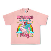 Salmon unicorns are born in may Urban Heavy Tee - Jasminsmagicworld