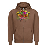 Chestnut Nacho average mama Zipper Hoodie - FaDigitalArtStudio