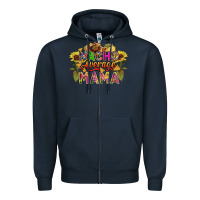 Navy Nacho average mama Zipper Hoodie - FaDigitalArtStudio