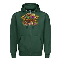 Sports Green Nacho average mama Zipper Hoodie - FaDigitalArtStudio