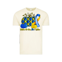 Vintage Arctic october we wear blue and yellow with pumpkins Vintage Tee - Artiststas