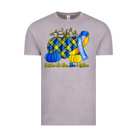 Vintage Zinc october we wear blue and yellow with pumpkins Vintage Tee - Artiststas