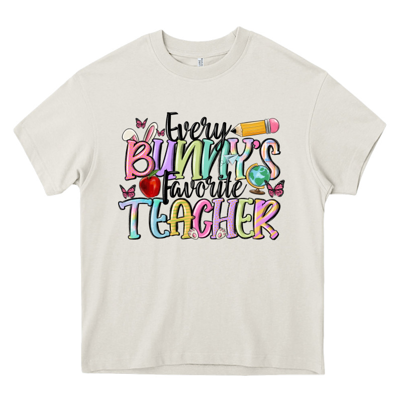 Every Bunnys Favorite Teacher Heavy Core Tee by MaliasSmallBusiness | Teevron