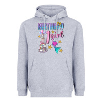 Heather Grey birthday girl 1 Heavyweight Hoodie - BundleAndBundleShop