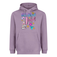 Lavender birthday girl 1 Heavyweight Hoodie - BundleAndBundleShop