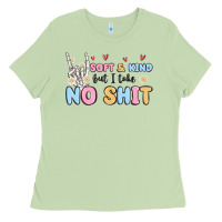 Matcha soft and kind but i take no shit Ladies Tee - MaliasSmallBusiness