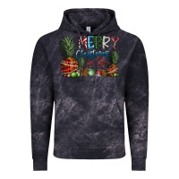 Cloud Black Merry Christmas Vintage Hoodie - SublimationCraftShop