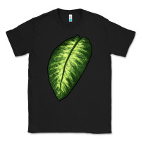 Black Dumb Cane Leaf Classic Tee - LillyAllenDesigns