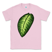 Bubblegum Pink Dumb Cane Leaf Classic Tee - LillyAllenDesigns