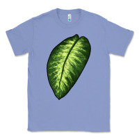 Colony Blue Dumb Cane Leaf Classic Tee - LillyAllenDesigns