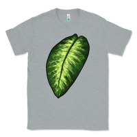 Heather Grey Dumb Cane Leaf Classic Tee - LillyAllenDesigns