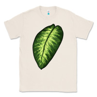 Natural Dumb Cane Leaf Classic Tee - LillyAllenDesigns