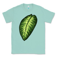 Seafoam Dumb Cane Leaf Classic Tee - LillyAllenDesigns