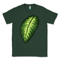 Sports Green Dumb Cane Leaf Classic Tee - LillyAllenDesigns