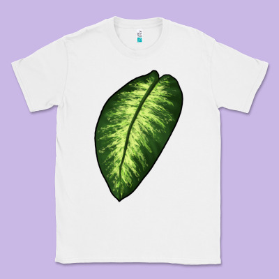 Dumb Cane Leaf Classic Tee Designed By Lillyallendesigns