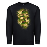 Black camouflage patch 1 Premium Sweatshirt - BundleAndBundleShop